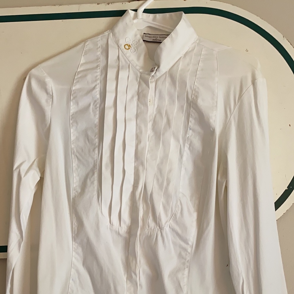 Cavalleria Toscana long sleeve show shirt
